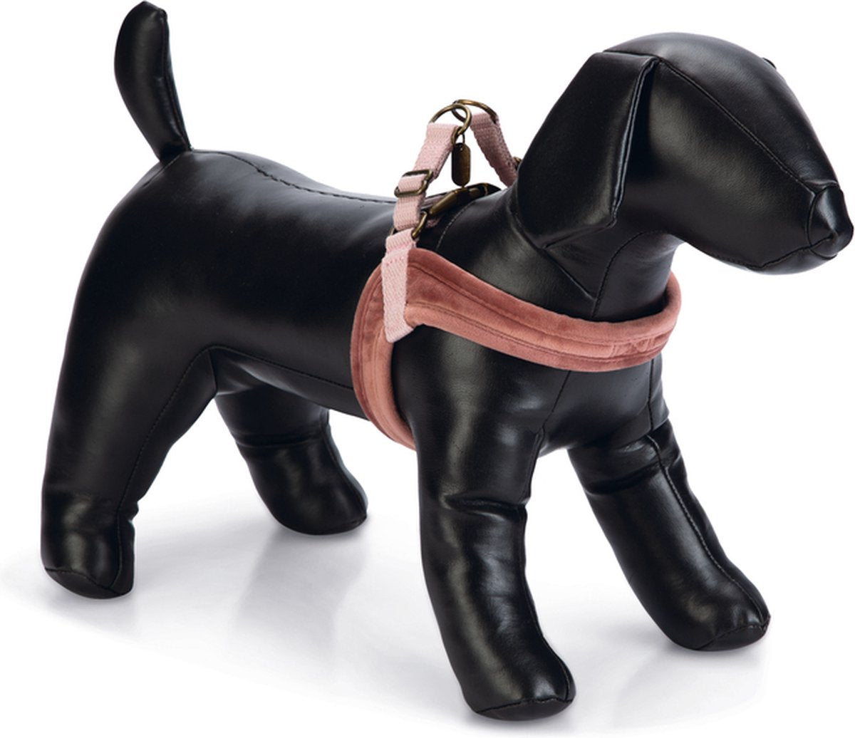 Designed By Lotte velura - hondentuig - roze - xs - 20 mm x 46 cm Designed By Lotte