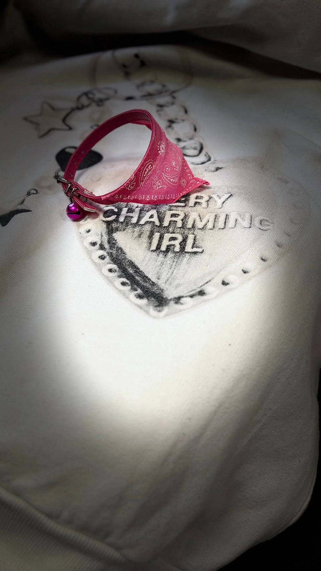 Collier Bandana Pattes d'amour