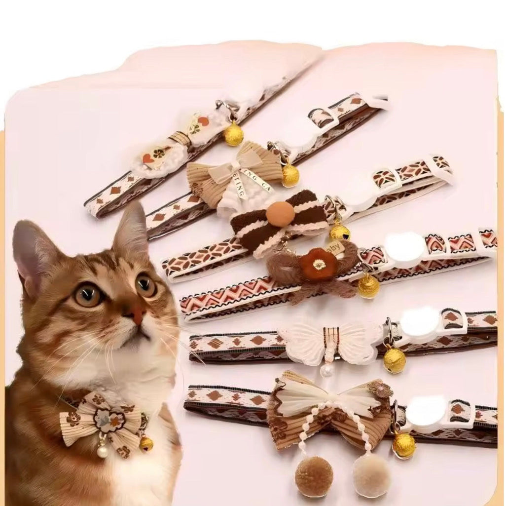 Collier Bohème-noeud papillon Pattes d'amour