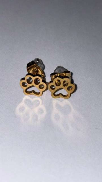 Boucles d'oreilles clous patte minimaliste cassette barcelona