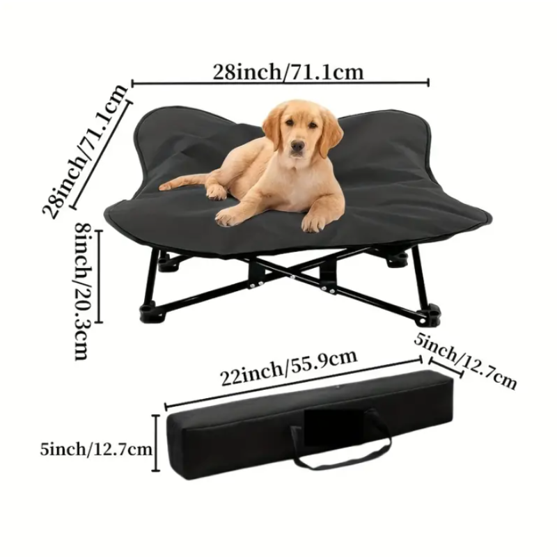 Portable Elevated Dog Bed for All Dog TM